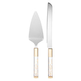 Opal Innocence Flourish 2-Piece Cake Knife & Server Set (LAST IN STOCK)